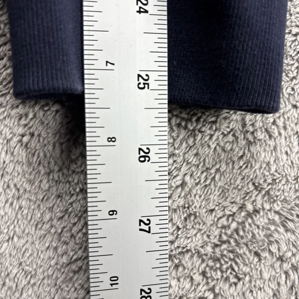 Banana Republic Sweater Mens‎ XL Blue Black 1/4 Quarter Zip Pullover Sweater